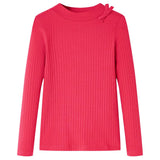 Vidaxl kindershirt met lange mouwen 104 felroze