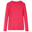 Vidaxl kindershirt met lange mouwen 104 felroze