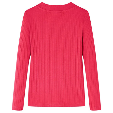 Vidaxl kindershirt met lange mouwen 104 felroze