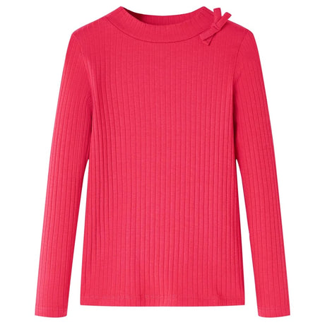Vidaxl kindershirt met lange mouwen 128 felroze