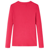 Vidaxl kindershirt met lange mouwen 128 felroze