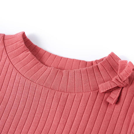 Vidaxl kindershirt met lange mouwen 104 oudroze