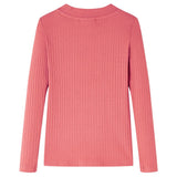Vidaxl kindershirt met lange mouwen 128 oudroze
