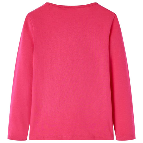 Vidaxl kindershirt met lange mouwen 104 felroze