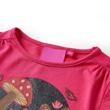 Vidaxl kindershirt met lange mouwen 128 felroze