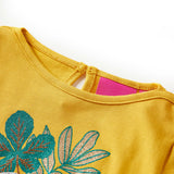VidaXL Kindershirt met lange mouwen 104 okerkleurig