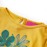 Vidaxl kindershirt met lange mouwen 116 okerkleurig