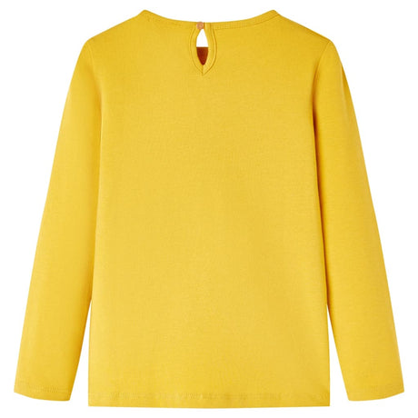 Vidaxl kindershirt met lange mouwen 140 okerkleurig