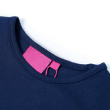 Vidaxl kindershirt met lange mouwen 104 marineblauw
