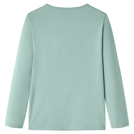 Vidaxl kindershirt met lange mouwen 116 middelmintkleurig