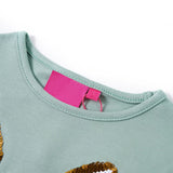 Vidaxl kindershirt met lange mouwen 128 middelmintkleurig