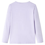 VidaXL Kindershirt met lange mouwen 92 lichtlila
