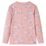 Vidaxl kinderpyjama met lange mouwen 104 lichtroze