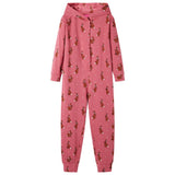 Vidaxl kinderonesie met capuchon 92 oudroze