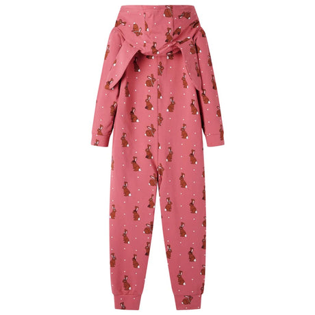 Vidaxl kinderonesie met capuchon 92 oudroze