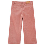 Vidaxl kinderbroek 92 ribfluweel oudroze