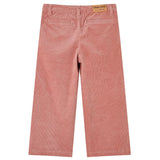 Vidaxl kinderbroek 104 ribfluweel oudroze