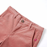 Vidaxl kinderbroek 104 ribfluweel oudroze