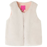 VidaXL Kinderjas 92 kunstvacht beige