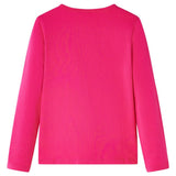 VidaXL Kindershirt met lange mouwen 116 felroze