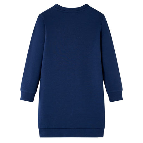 Vidaxl kinderjurk 104 marineblauw