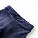 Vidaxl kinderbroek fluweel 92 donkerblauw