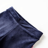 Vidaxl kinderbroek fluweel 104 donkerblauw