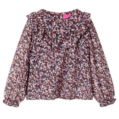 Vidaxl kindershirt met lange mouwen 104 donkerroze