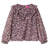 Vidaxl kindershirt met lange mouwen 128 donkerroze