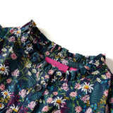 Vidaxl kinderjurk met lange mouwen 92 donkerblauw