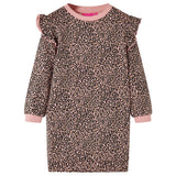 Vidaxl kinderjurk 104 middelroze