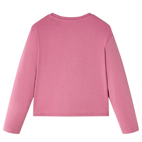 Vidaxl kindershirt met lange mouwen 116 frambooskleurig