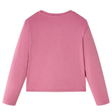 Vidaxl kindershirt met lange mouwen 140 frambooskleurig
