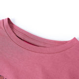 Vidaxl kindershirt met lange mouwen 140 frambooskleurig