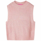 Vidaxl kinderspencer gebreid 92 lichtroze