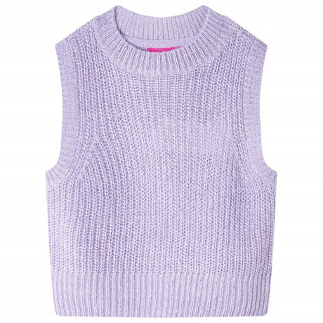 Vidaxl kinderspencer gebreid 92 lichtlila