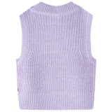 Vidaxl kinderspencer gebreid 116 lichtlila