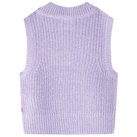 Vidaxl kinderspencer gebreid 116 lichtlila