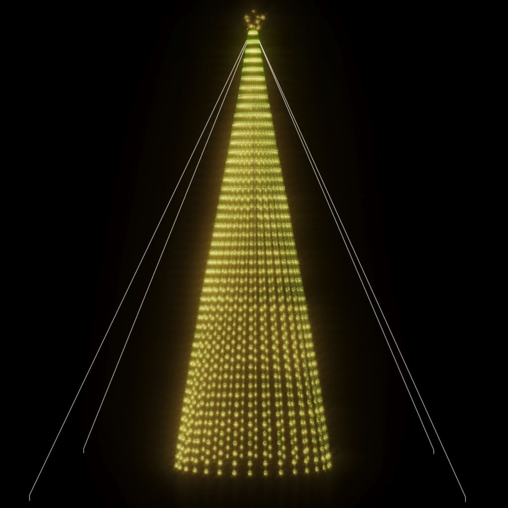 Vidaxl LED Christmas tree 1544 LEDs 500 cm Warm white