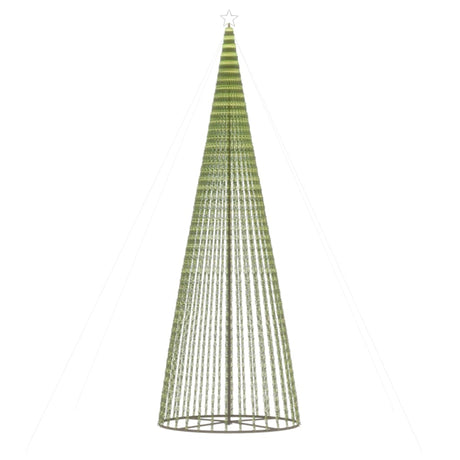 Vidaxl led-kerstboom 1544 leds 500 cm warm wit