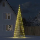 Vidaxl LED Weihnachtsbaum 1544 LEDs 500 cm warmes Weiß