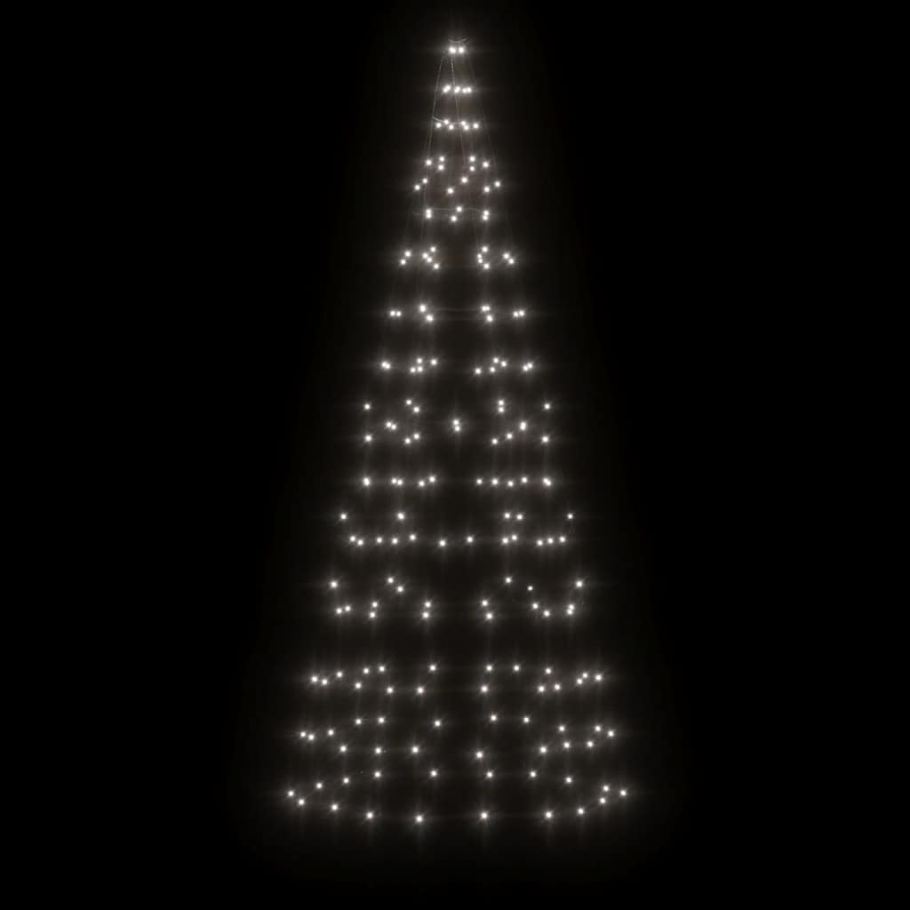 VidaXL LED Christmas tree at Vlaggenmast 200 LEDs Cold White 180 cm