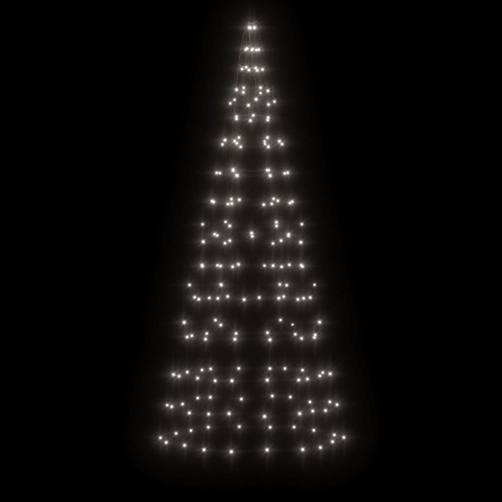 Vidaxl led-kerstboom 200 led's koud wit 180 cm