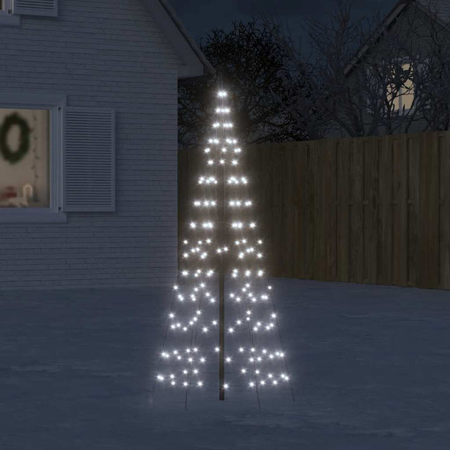 Vidaxl led-kerstboom 200 led's koud wit 180 cm