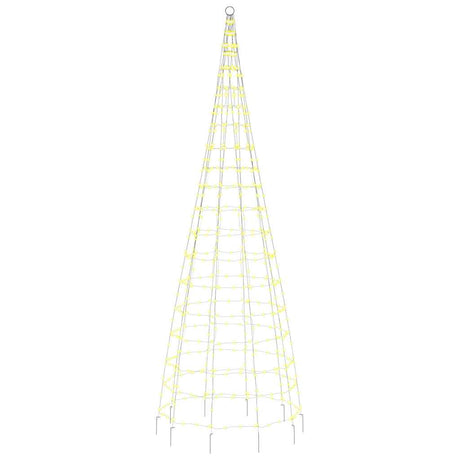 Vidaxl led-kerstboom 550 led's warm wit 300 cm