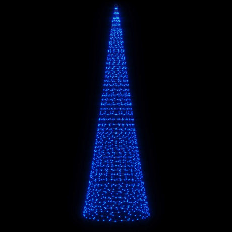 Vidaxl led-kerstboom 1534 leds 500 cm blauw