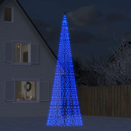 Vidaxl led-kerstboom 1534 leds 500 cm blauw