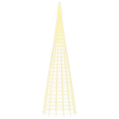 Vidaxl led-kerstboom 3000 leds warm wit 800 cm