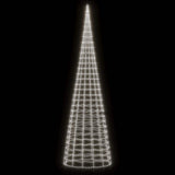 Vidaxl led-kerstboom aan vlaggenmast 3000 leds koud wit 800 cm