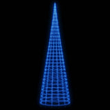 Vidaxl Light cone on flagpole 3000 blue LEDs 800 cm